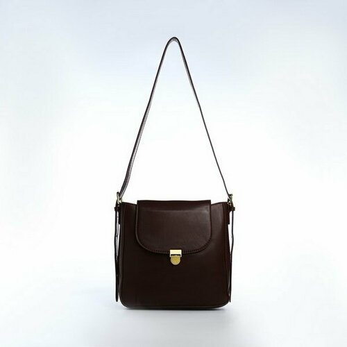 фото Сумка мессенджер сима-ленд, коричневый сима-лэнд