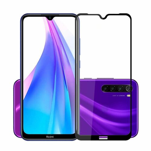 Защитное стекло Rinbo GLASS FULL GLUE для XIAOMI Redmi Note 8T, цвет канта черный