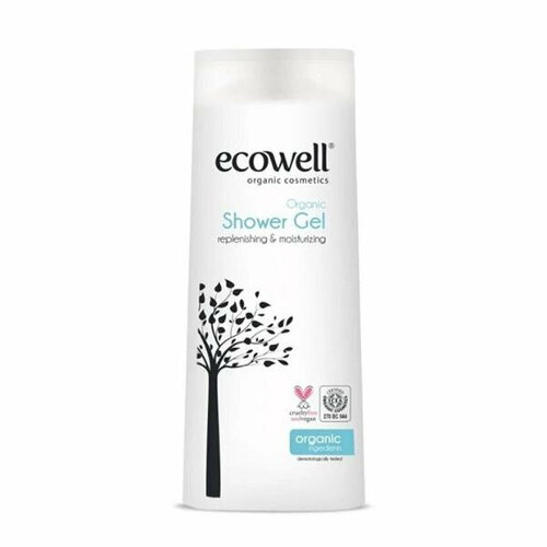 Органический гель для душа Ecowell replenishing and moisturizing, 300 мл