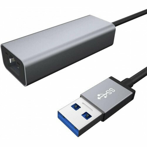 Адаптер переходник USB 30 - Gigabit Ethernet RJ45 LAN чип AX 88179 для совместимости с ТВ приставками KS-is