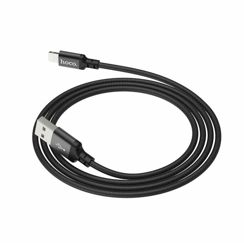 Кабель для iPhone HOCO X14 Times speed lightning cable 2м черный