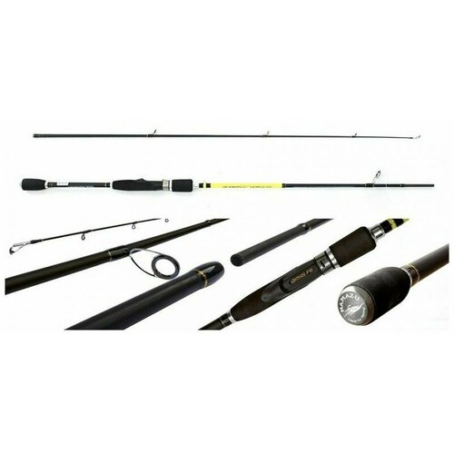 фото Спиннинг штекерный namazu pro catch-jack-x ultimate game im8 2,1m / 5-25 гр, карбон