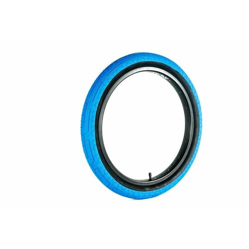 фото Покрышка colony 20" 03-002102 grip lock tyre - steel bead 20 x 2.2", цвет blue tread/black wall, арт. i30-109f