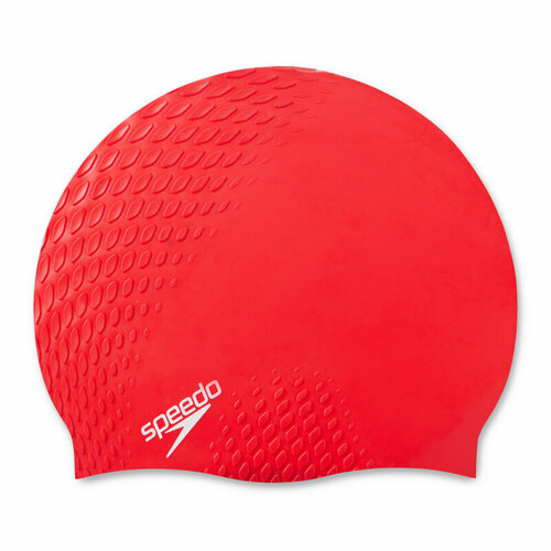 фото Шапочка для плавания speedo bubble active + cap au red, красный