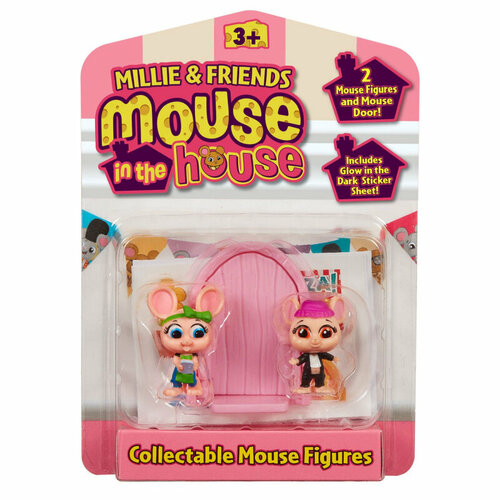 Игровой набор Mouse IN The House Маус ин Хаус 2в1 фигурки Милли и Флэш. TM