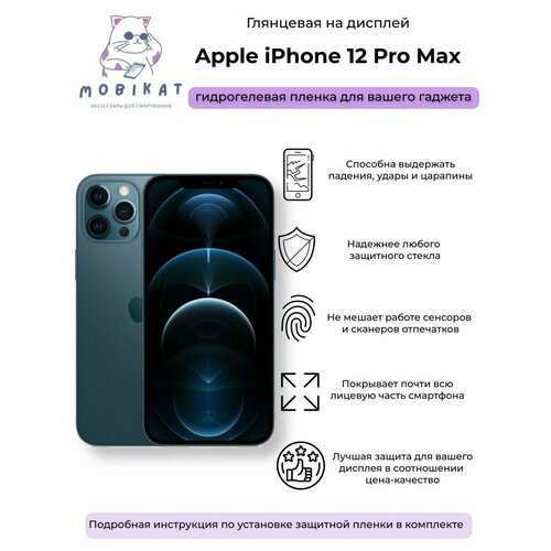 Защитная глянцевая плёнка iPhone12ProMax