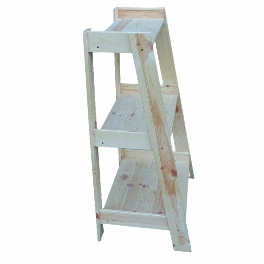 фото Подставка для цветов и домашних растений 81,5x53x19.32 см (сосна)