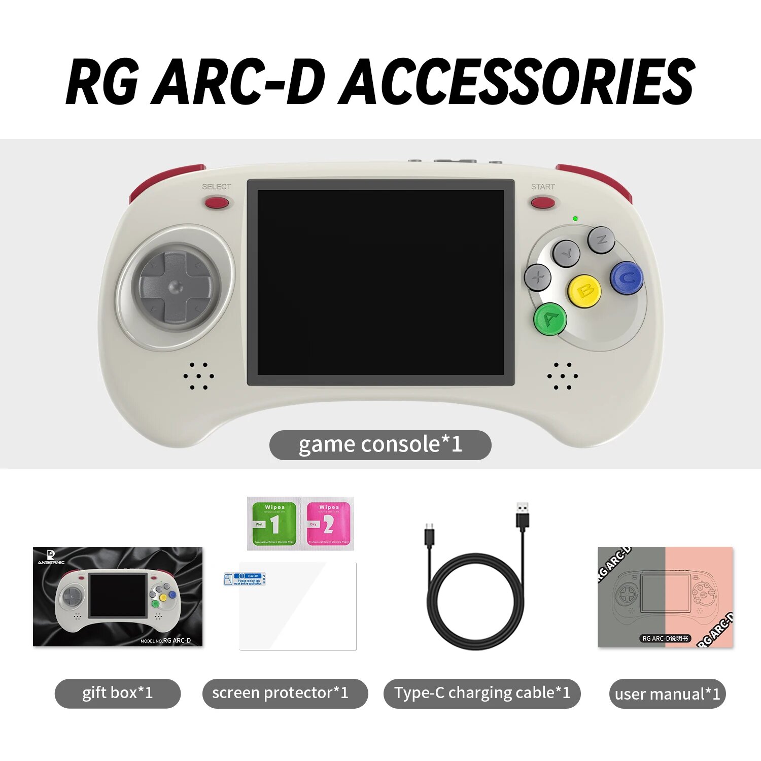 Игровая консоль Anbernic RG ARC-D, черный - фото №18