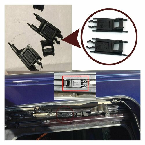 Пластиковые зажимы для ремонта направляющих люка на крыше 54137134516 81169652602 для BMW 3 5 X5 E36 E39 E53 E46