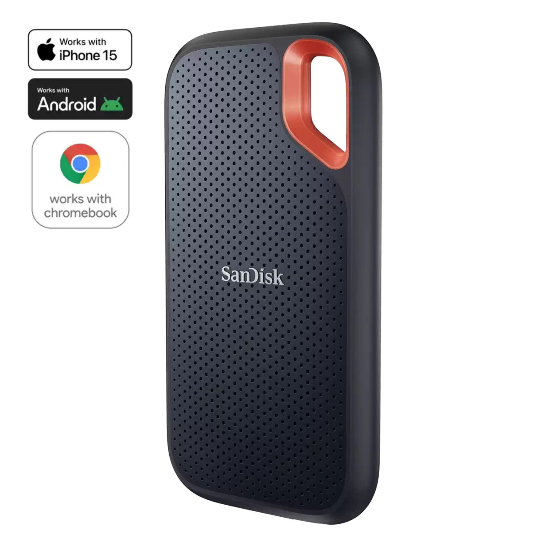 2 ТБ Внешний SSD SanDisk Extreme 1050 МБ/сек USB-C, USB 3.2 Gen 2 (SDSSDE61-2T00-G25) — фото 1