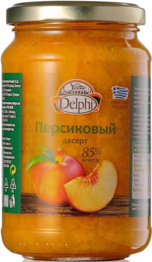 Десерт персиковый Delphi, ст/б, 360 г