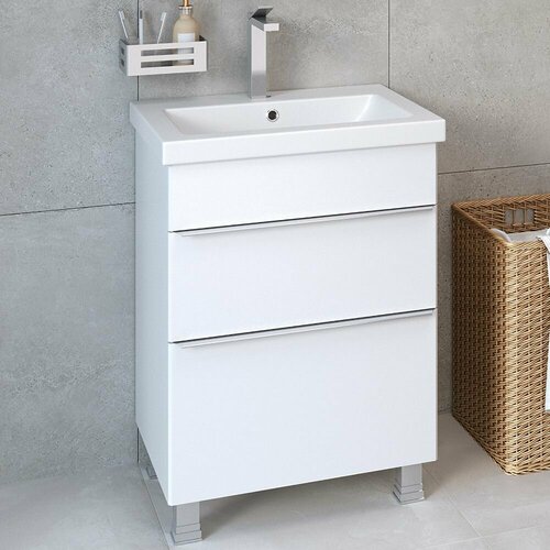 Тумба с раковиной в ванную AXIOMA 60 см напольная AQUA DE MARCO 23120₽