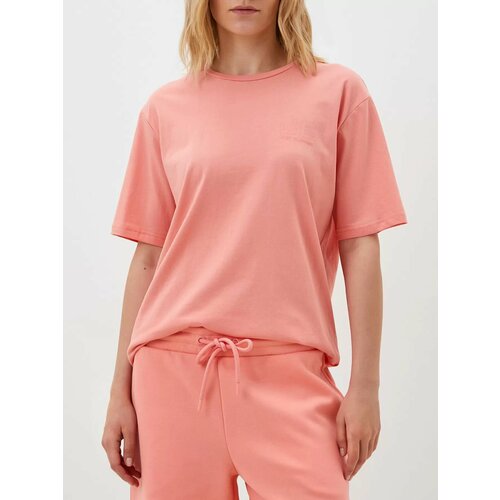 фото Футболка just clothes, 1 шт., размер xl, коралловый