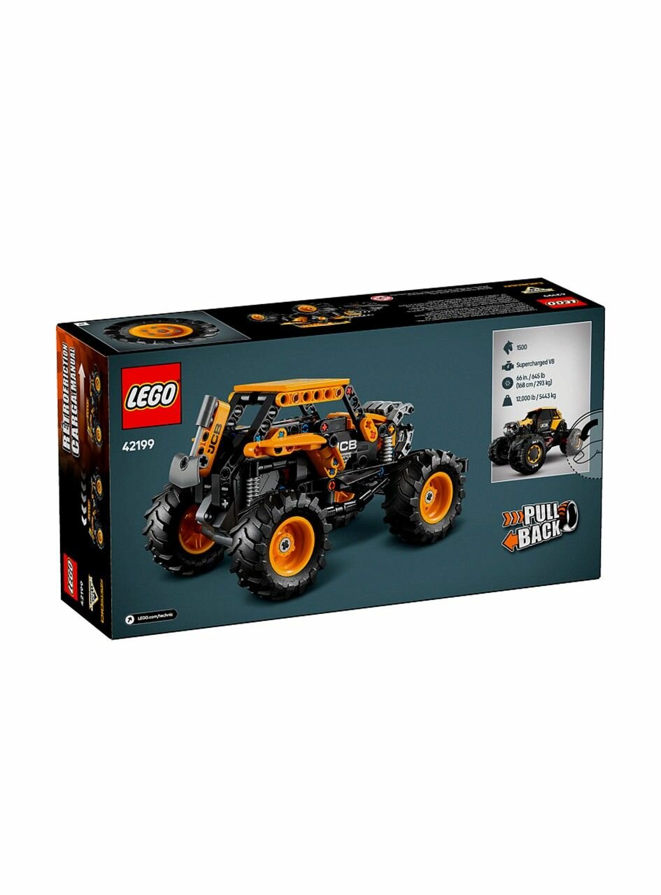 42199 Конструктор LEGO Technic Monster Jam DIGatron Pull-Back с откидным верхом 218 деталей — фото 1
