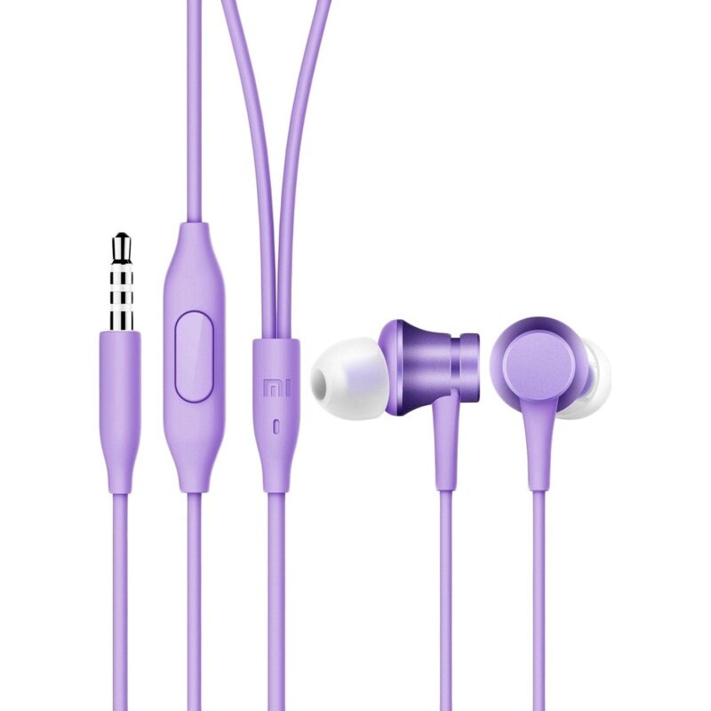 Наушники XIAOMI Мi Piston Fresh Bloom, HSEJ03JY Matte Purple фиолетовые (HSEJ03JY Matte Purple)
