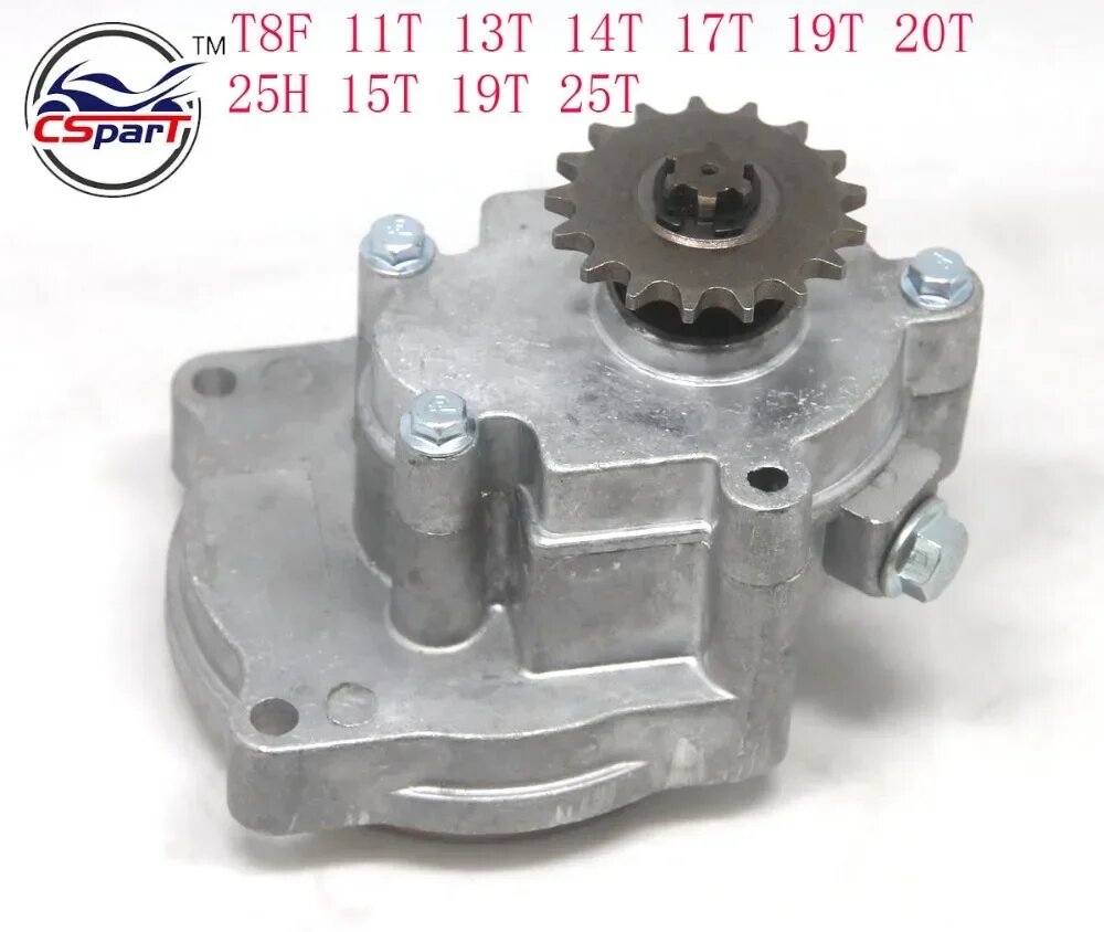 Коробка передач 11 13 14 15 17 19 20 25 зубьев 25H T8F для 33cc 43cc 49cc 52cc Ty Rod II Go Kart Quad Scooter XTreme 11T-T8F
