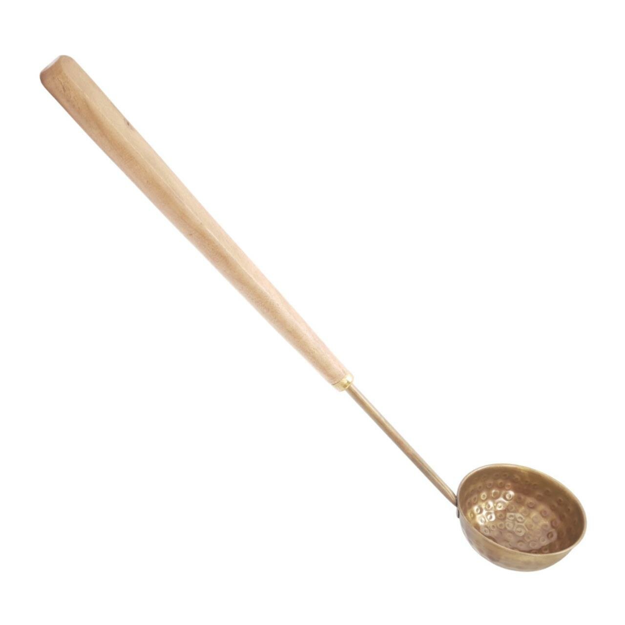 Черпак для бани ЛАТУНЬ Античная 55 см 