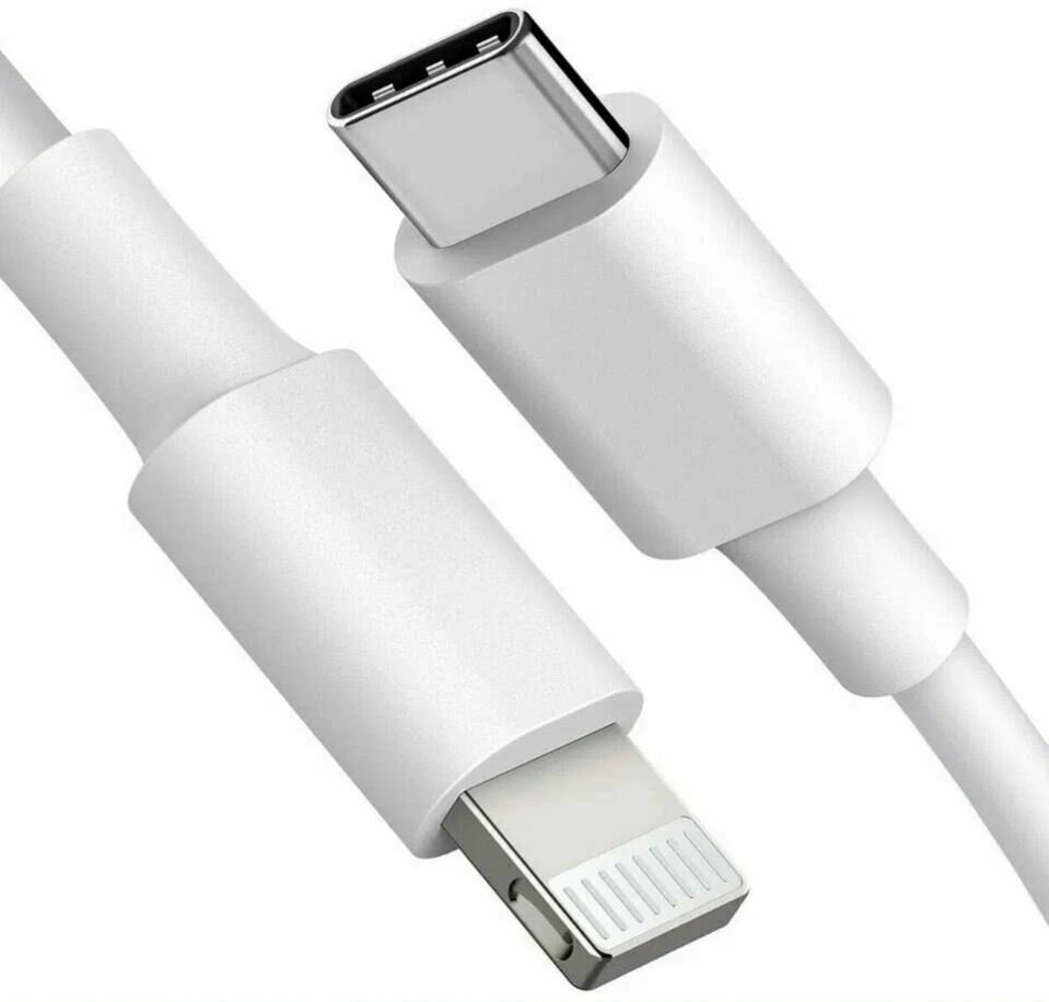 Быстрая зарядка для айфона 20W с кабелем, для iPhone, AirPods и iPad — фото 1