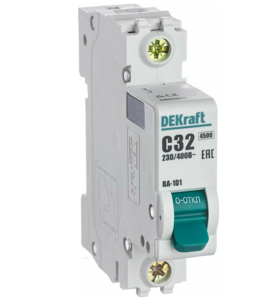 Автоматический выключатель DEKraft ВА101-1P-032A-C 11057DEK — фото 1