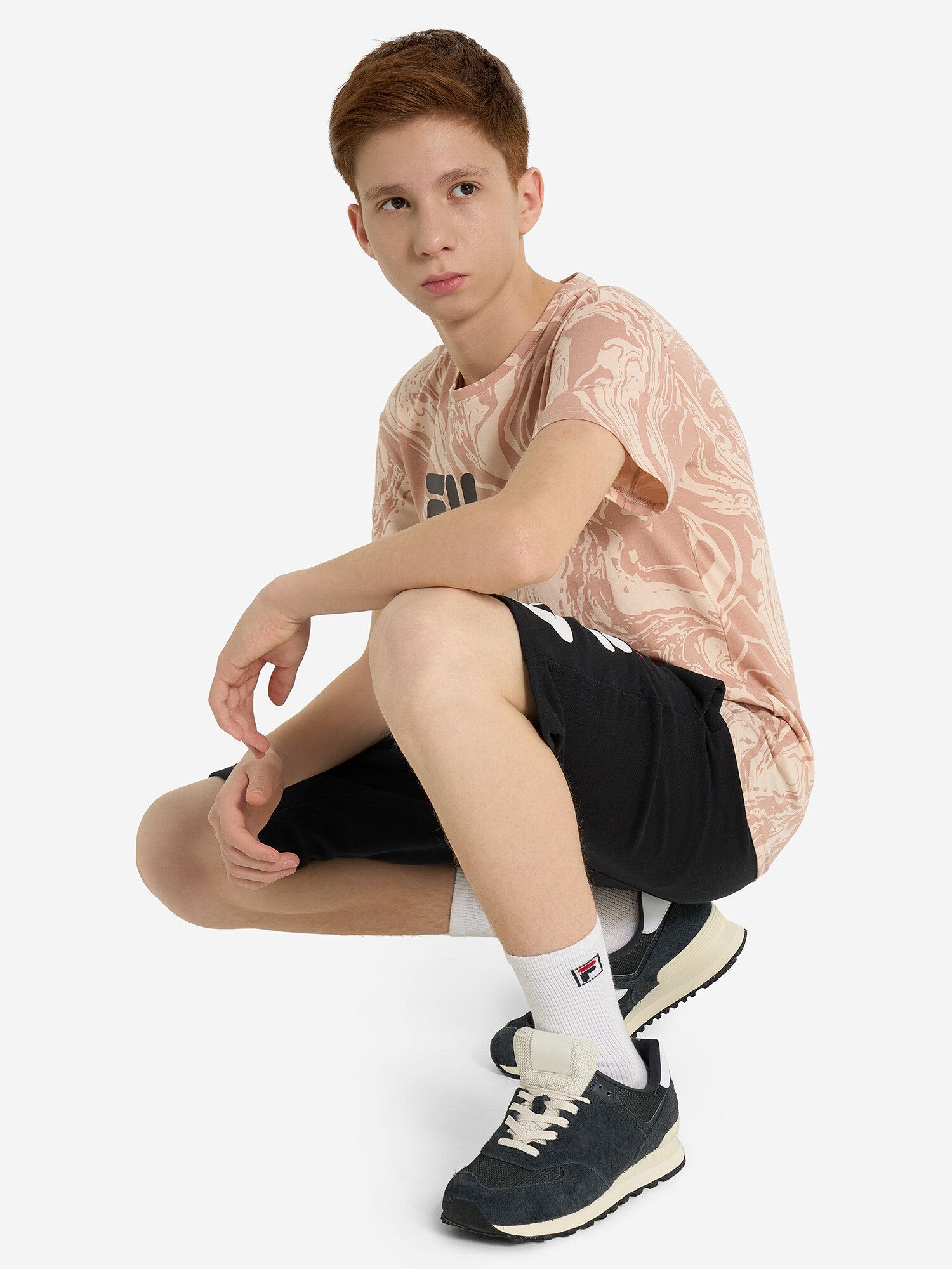 Шорты Fila, размер 146-152, черный — фото 1