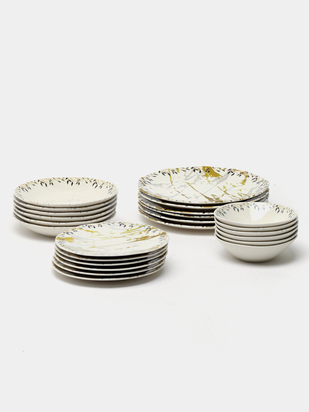 Набор посуды из фарфора, 24 предмета Organic, ORG24YS01DB1355 — фото 1