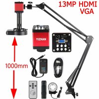 Nice-power промышленный микроскоп 500X 4K, 13MP HDMI VGA
