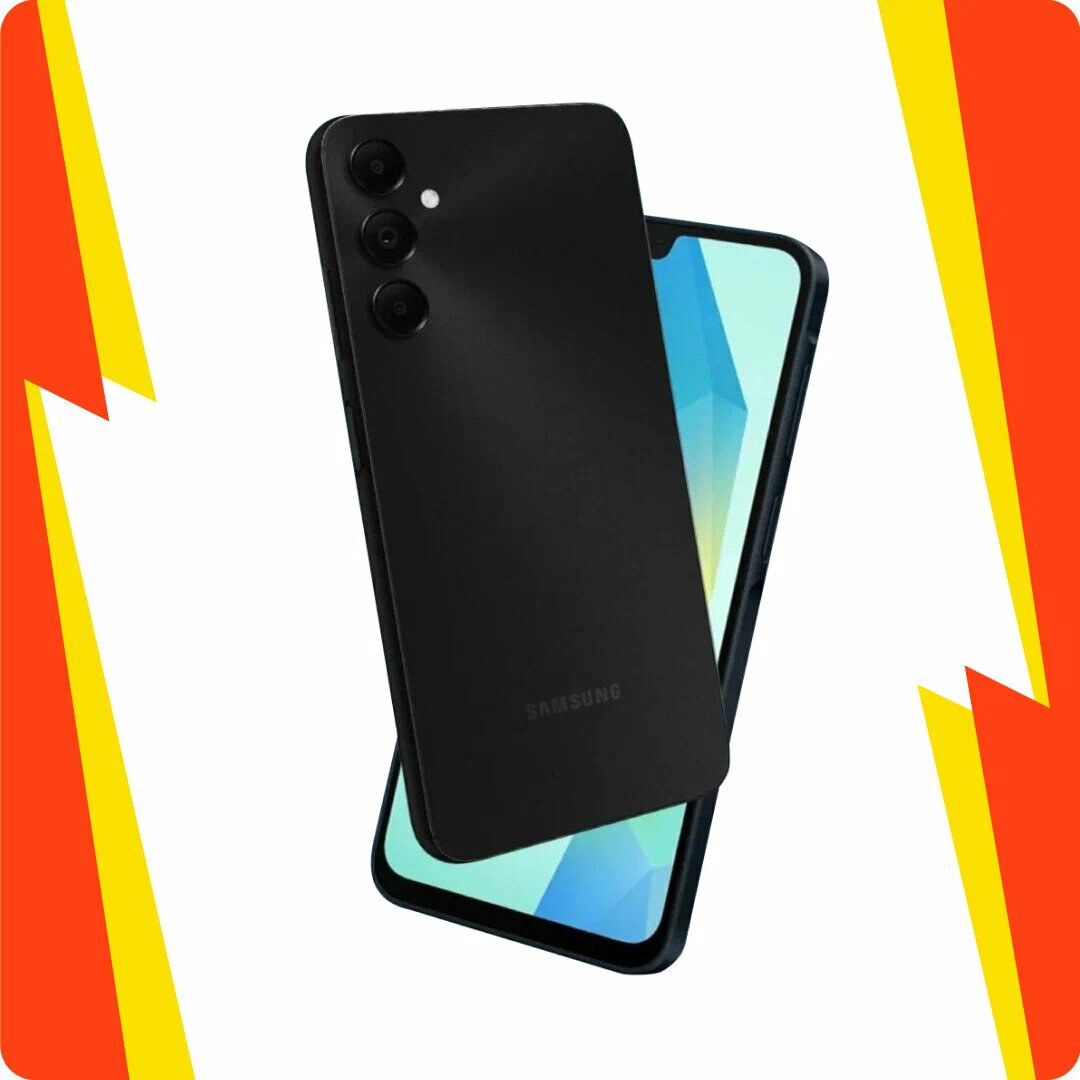 Смартфон Samsung Galaxy A16 4G, 2 SIM 50 Мп, SUPER AMOLED + БОНУС, 8/256ГБ, Черный