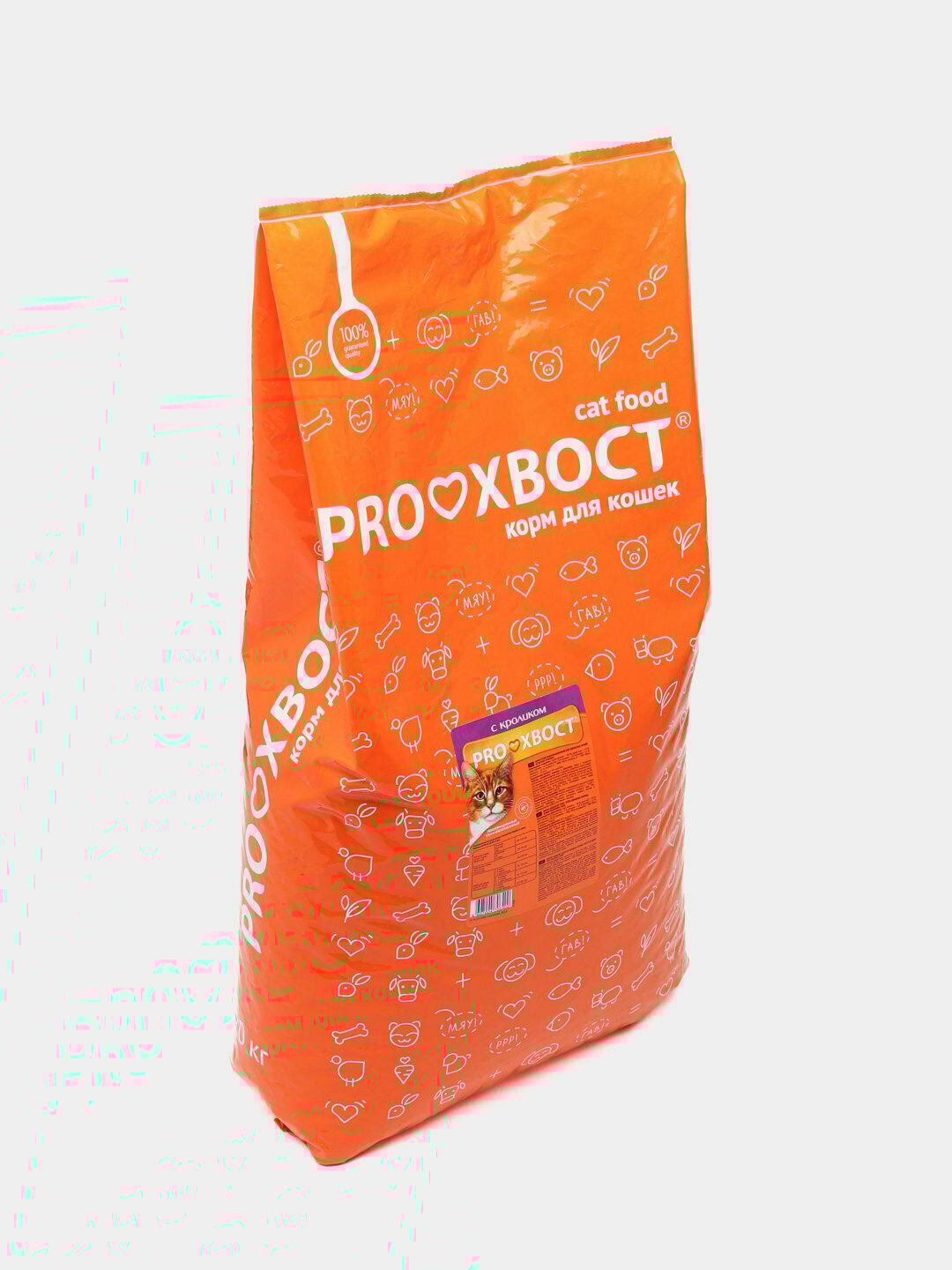 Proхвост Корм сухой для кошек, кролик, 10 кг экономная упаковка — фото 1
