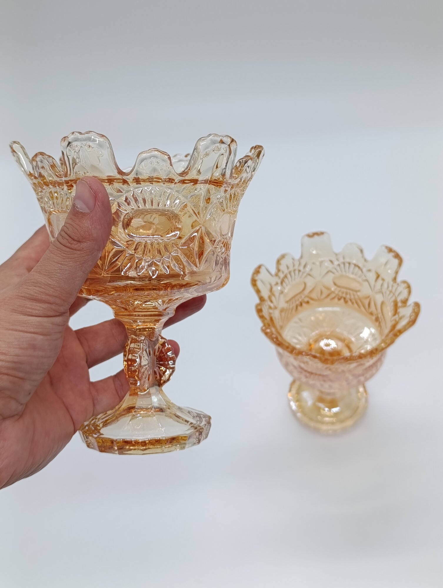 Набор для сладостей, мороженого и конфет 706-2– 2 шт. Хрустал. Подарочная упаковка.