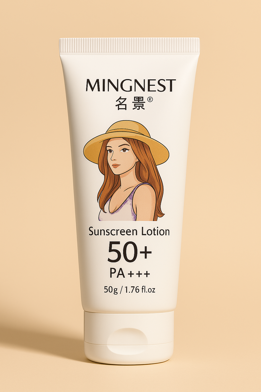 Солнцезащитный лосьон, увлажнение, MINGNEST, для всех типов, SPF 50+, PA+++