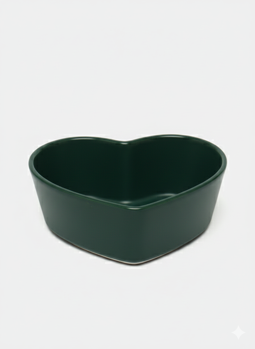 Форма для десертов GOLD "HAPPY KITCHEN", керамика, сердечки, 2 шт — фото 1