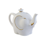 Чай черный Hilltop Королевское золото с чайником Слон модерн, листовой - изображение