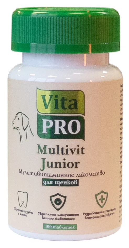 Vita PRO Multivit Junior для собак , 100 таб.