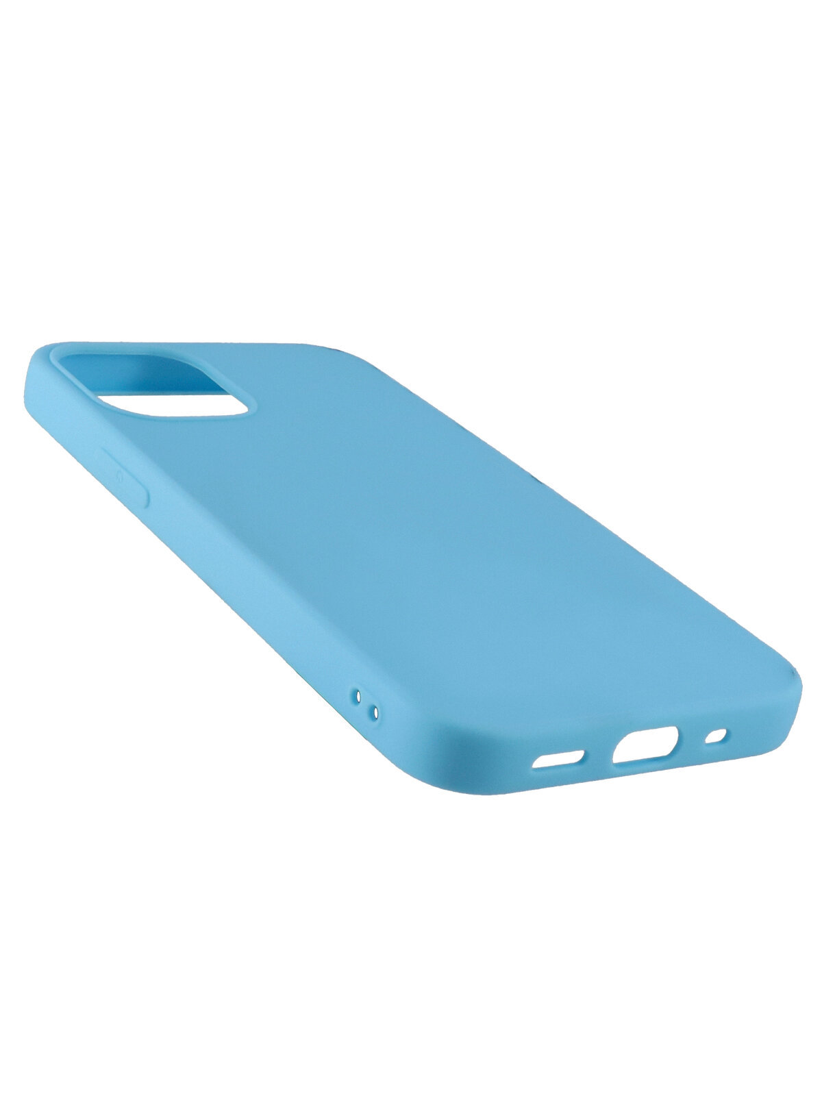 Чехол защитный TPU LuxCase для Apple iPhone 12 Pro Max, Синий, 1,1 мм - фото №2