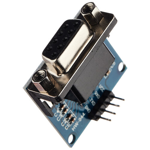Адаптер переходник контроллер GSMIN ATY-01 RS232 - TTL MAX3232 3.3В - 5В (Черный)