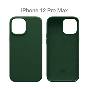 Силиконовый чехол COMMO Shield Case для iPhone 12 Pro Max с поддержкой беспроводной зарядки, Green