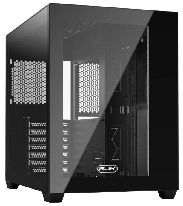 PAEAN C7 BLACK (ATX; Type C + USB3.0 port; Tempered glass at side & front; 3.5 HDDx2 + 2.5 SSD/HDDx2; Dust filter on top & bottom; 7 PCI slots; Solid