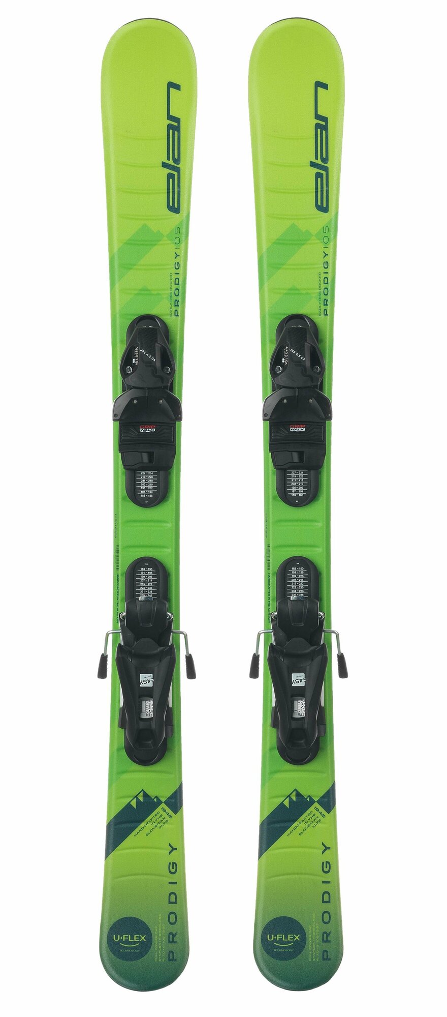 Горные лыжи с креплениями ELAN Prodigy Pro Jrs + El 4.5 Gw (см:105)