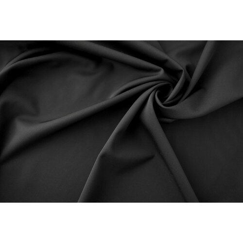 Ткань костюмная черная шерсть ткань плотная костюмная шерсть иссине черная