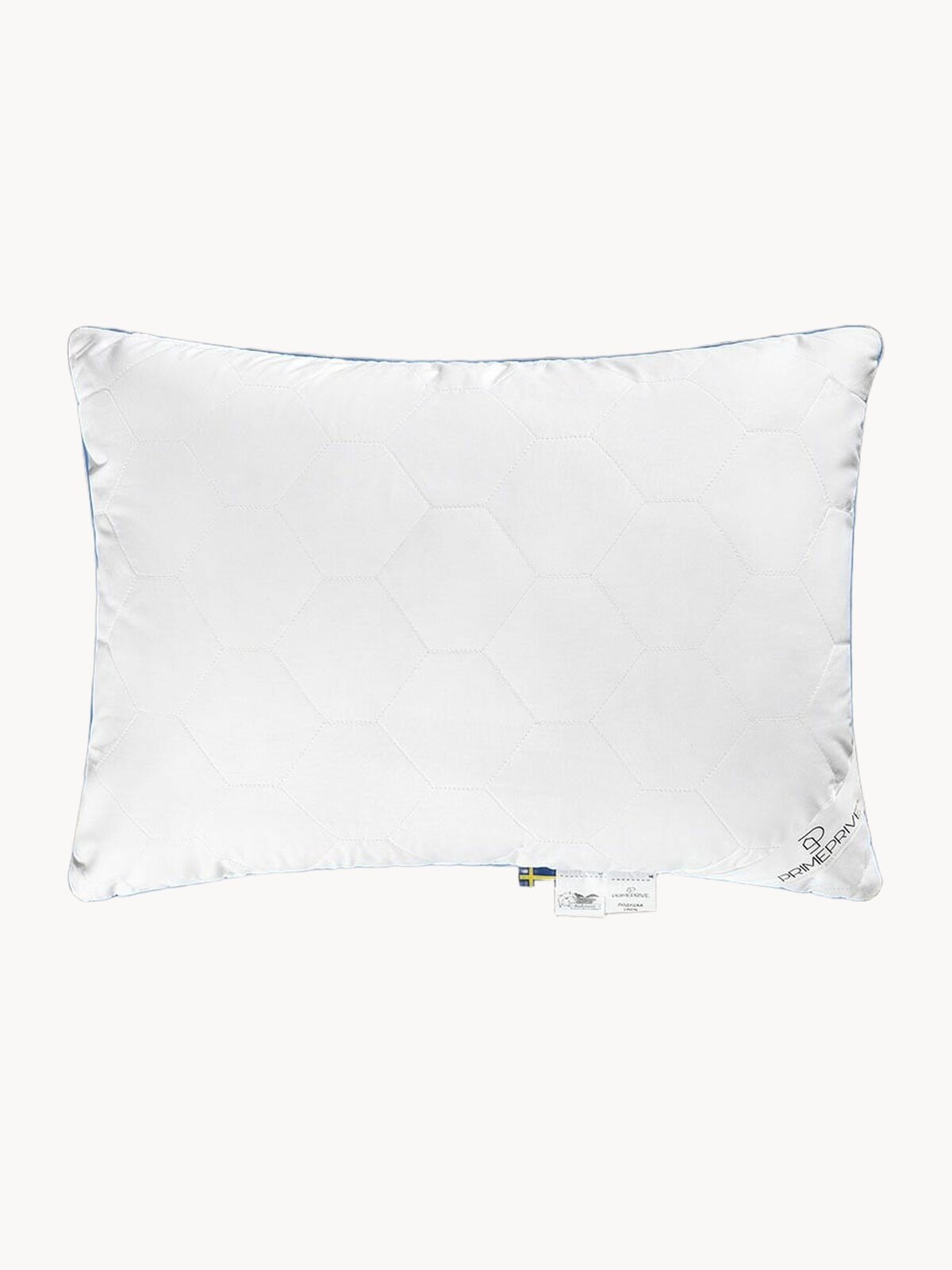 PRIME PRIVE Подушка для сна 50х70 "Linen" стеганая, льняное волокно, микроволокно "Climalast"