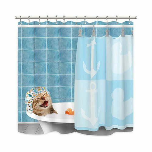 Штора для ванной Котовеселье 1099₽