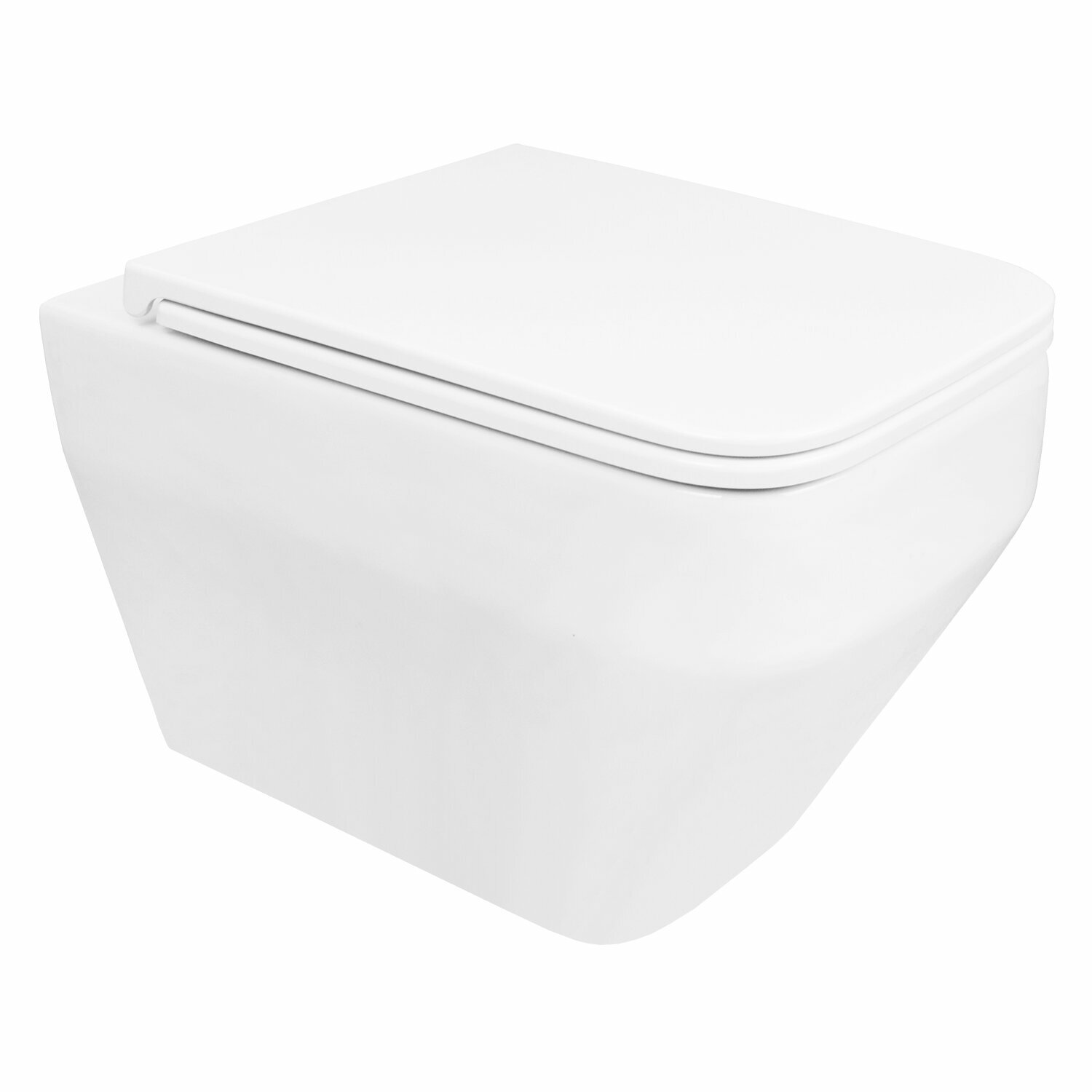 фото Унитаз подвесной Azario MONEO 530*365*370 безободковый в комплекте с сидением микролифт, AZ-0062