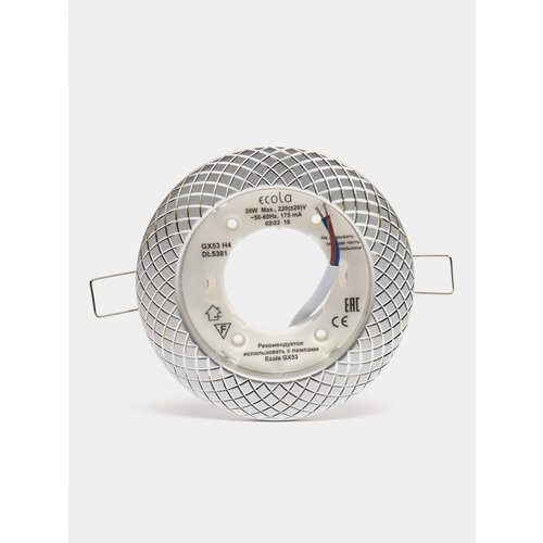 Ультратонкий встраиваемый светильник Gx53 H4 DL5381 Сетка матов хромалюминий FC5381ECB 899₽