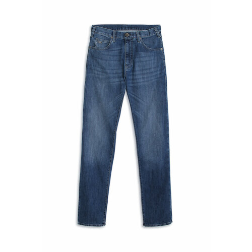 Джинсы EMPORIO ARMANI, размер 29/34, синий джинсы emporio armani размер 29 черный