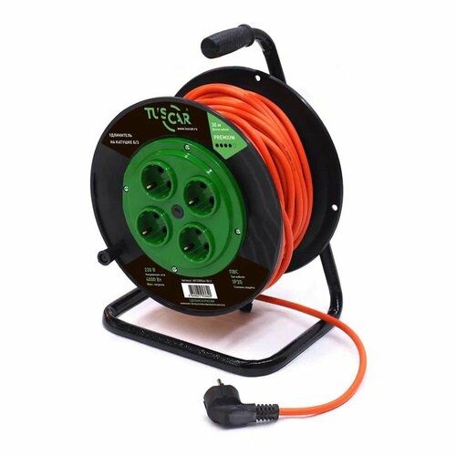 Удлинитель силовой Tuscar 30м 4 розетки 4590₽