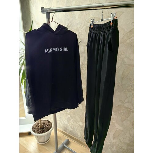 фото Костюм, размер 50, черный нет бренда