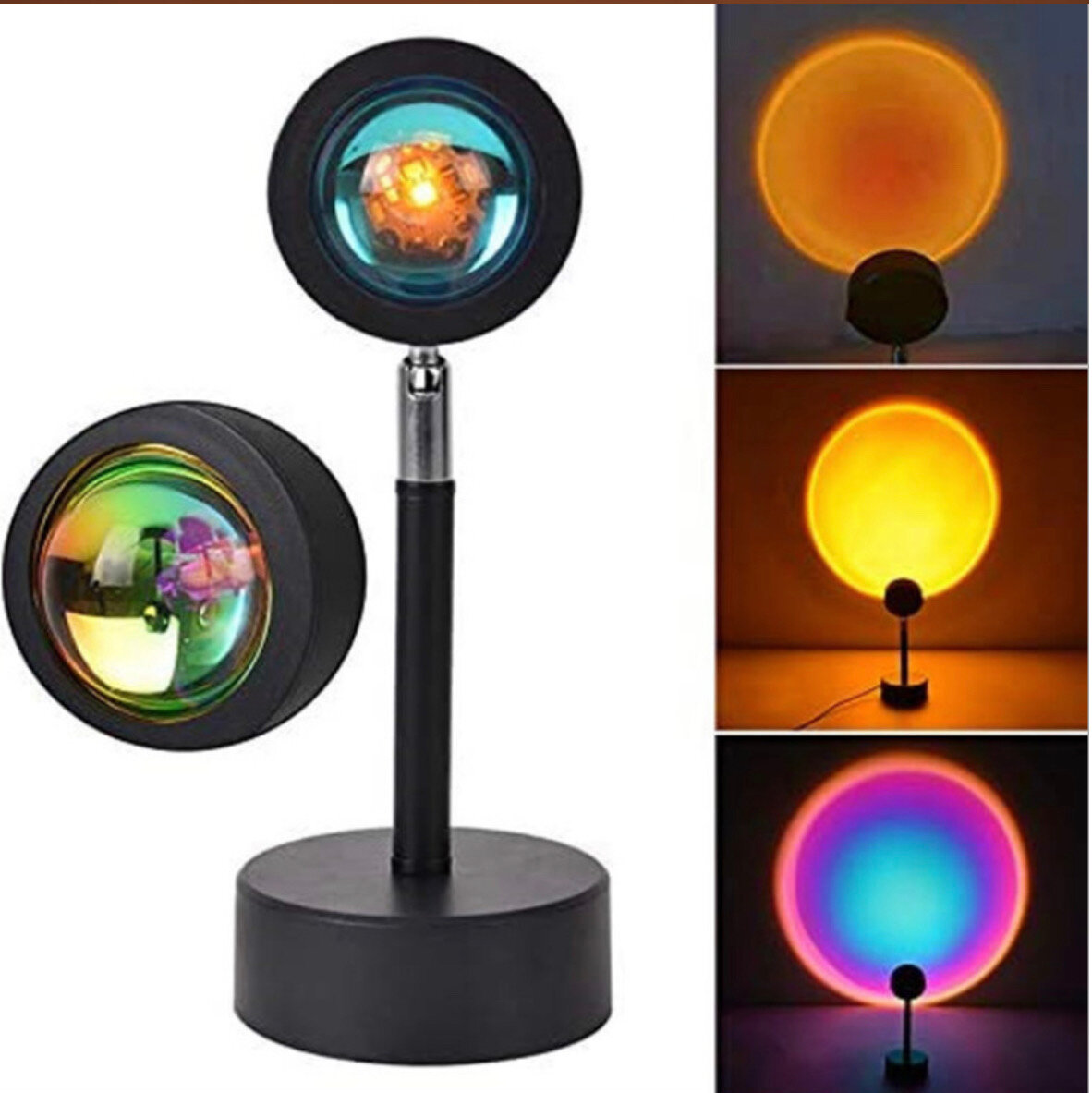 фото Закатная лампа Sunset lamp Тренд Tik Tok