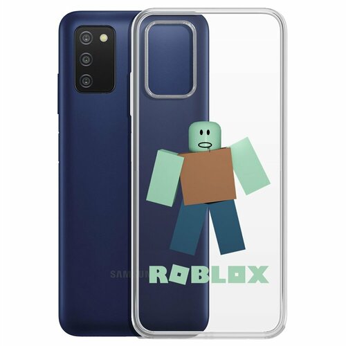 Чехол-накладка Krutoff Clear Case Roblox-Зомби для Samsung Galaxy A03s (A037) чехол накладка krutoff clear case roblox зомби для samsung galaxy a22s a226