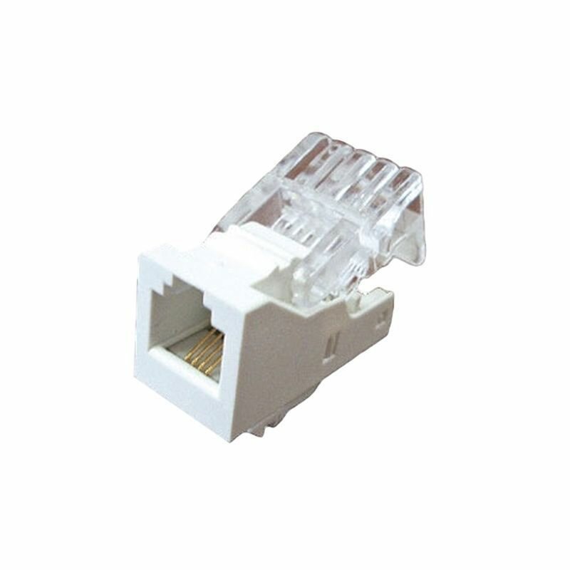 Телефонная розетка для кабель-канала LK Studio LK45 RJ11 цвет белый - фото №5