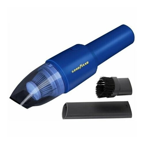 Пылесос автомобильный 55W 12V GOODYEAR 2 насадки сменный фильтр 274100₽